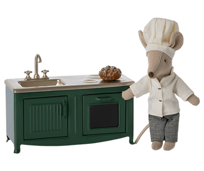 Heirloom Toy | Mouse Kitchen- Green | Maileg - The Ridge Kids