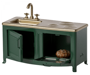 Heirloom Toy | Mouse Kitchen- Green | Maileg - The Ridge Kids