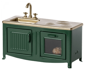 Heirloom Toy | Mouse Kitchen- Green | Maileg - The Ridge Kids