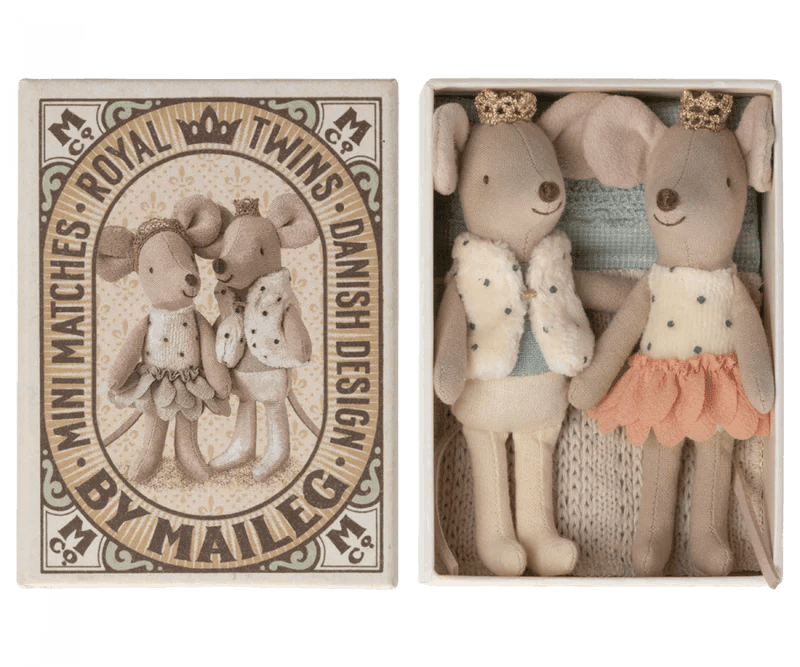 Heirloom Toy | Royal Twins in Matchbox | Maileg - The Ridge Kids