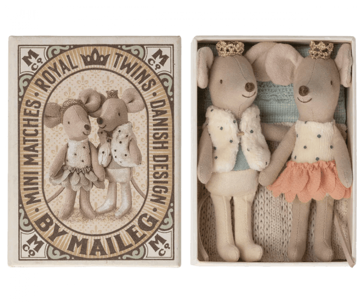 Heirloom Toy | Royal Twins in Matchbox | Maileg - The Ridge Kids
