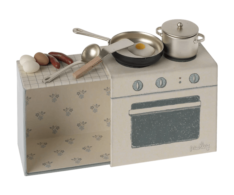 Heirloom Toys | Cooking Set- Mouse | Maileg - The Ridge Kids