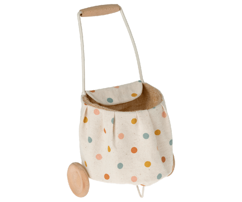 Heirloom Toys | Mini Trolley- Multi Dots | Maileg - The Ridge Kids