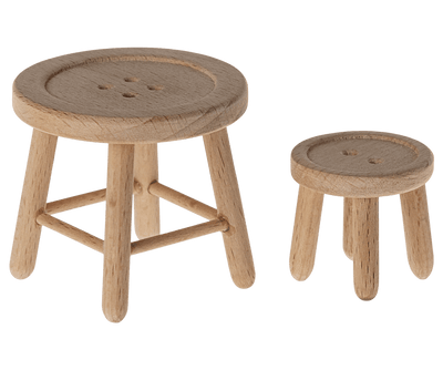 Heirloom Toys | Table and Stool Set - Mouse | Maileg - The Ridge Kids