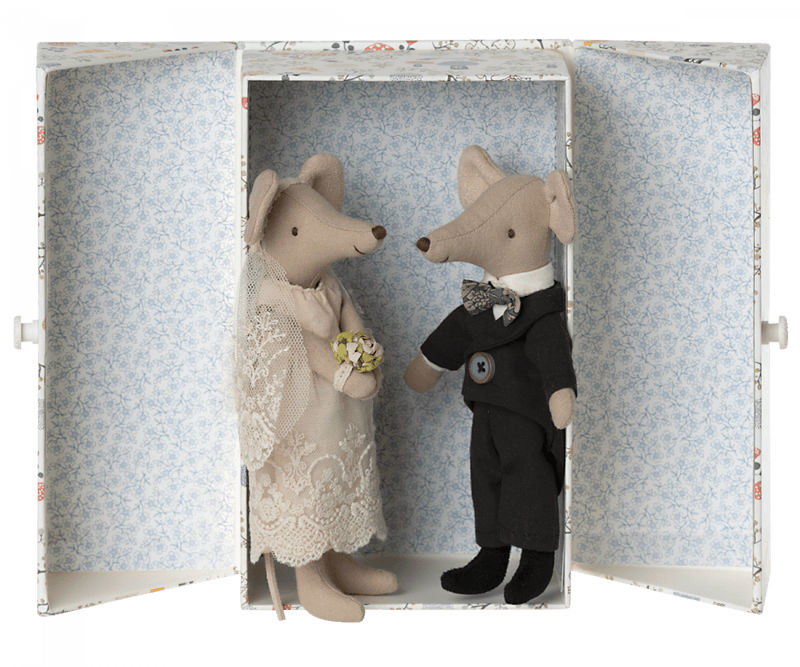 Heirloom Toys | Wedding Mice in Matchbox | Maileg - The Ridge Kids