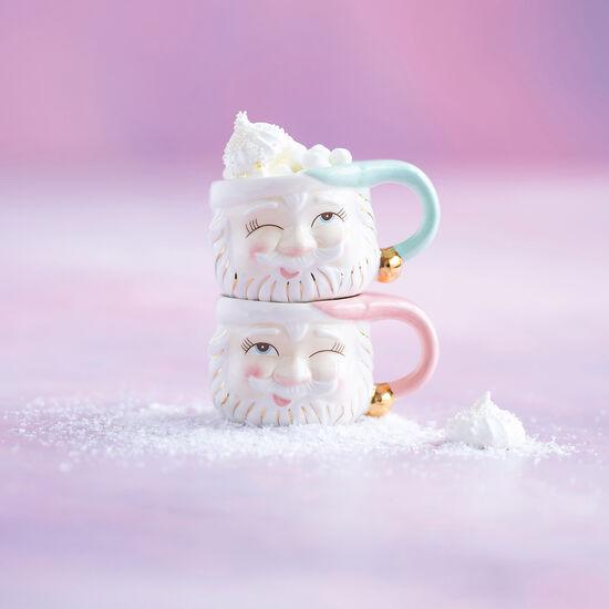 Holiday Mug | Papa Noel- Mint/Pink | One Hundred and 80 Degrees - The Ridge Kids