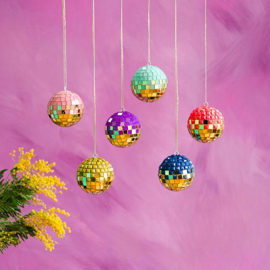 Holiday Ornament | Disco Ball -assorted | One Hundred and 80 Degrees - The Ridge Kids