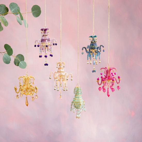 Holiday Ornaments | Beaded Chandelier | 180 Degrees - The Ridge Kids