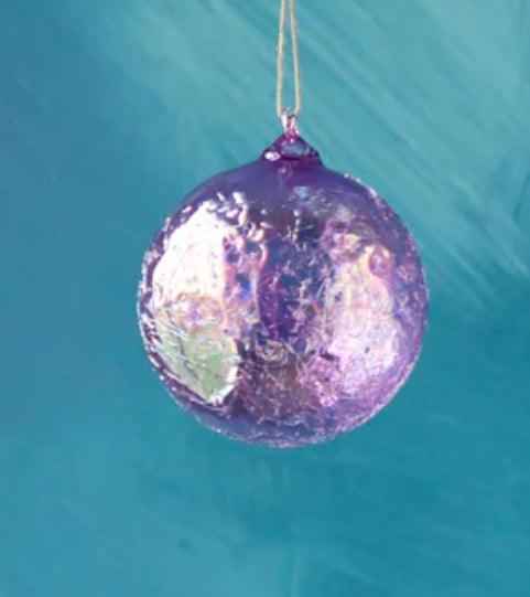 Holiday Ornaments | Ripple Iridescent Ball - assorted | 180 Degrees - The Ridge Kids