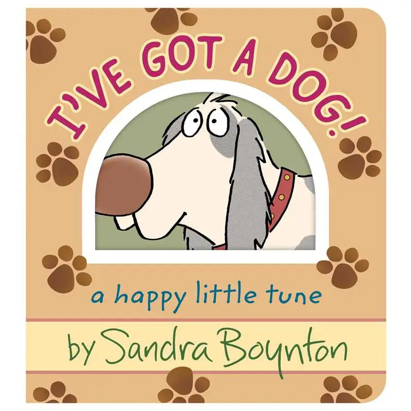 I've got a dog book. with a dog on the cover. 