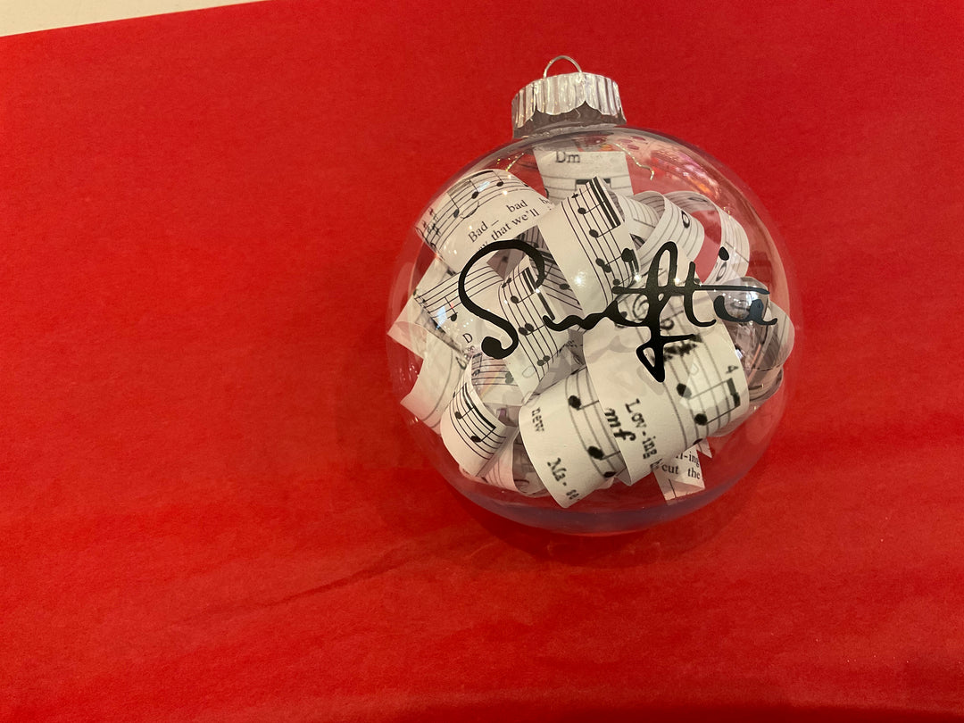 Jumbo Taylor Swift Lyrics Ornament - The Ridge Kids