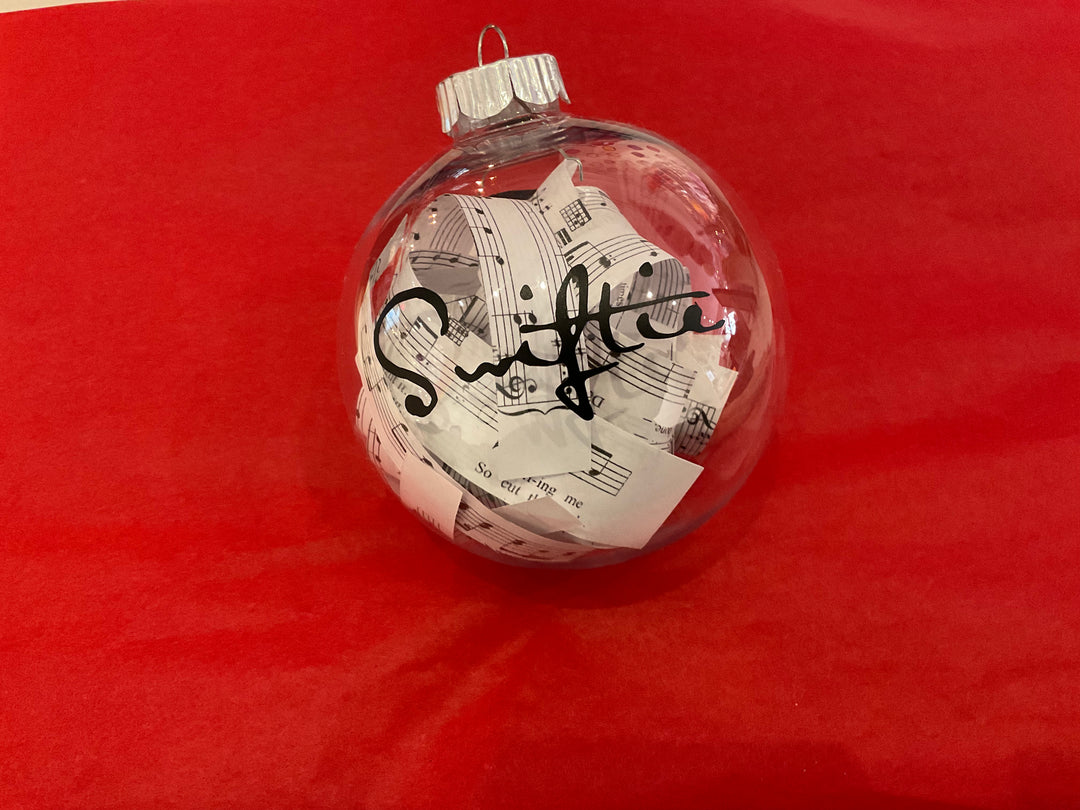 Jumbo Taylor Swift Lyrics Ornament - The Ridge Kids