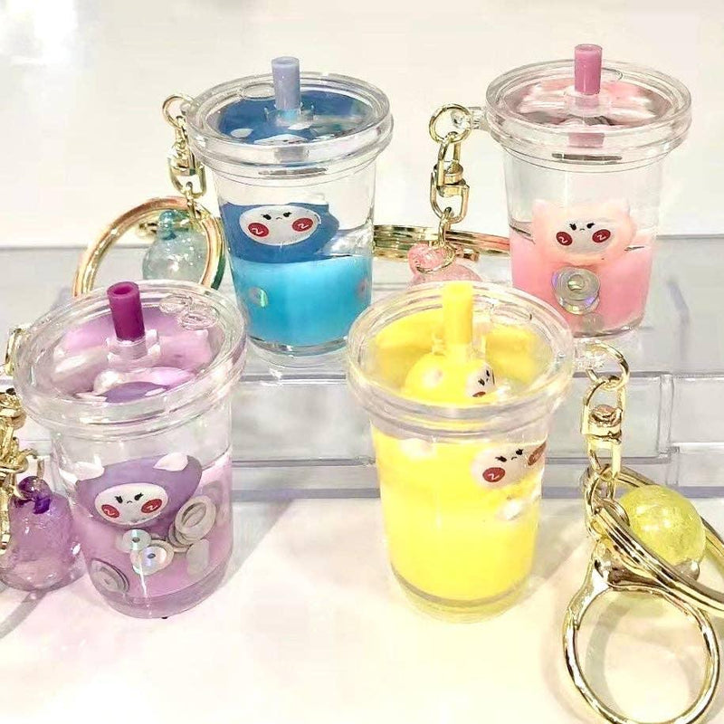 Key Chain | Cute Bear Boba Floaty Charm Key Chain | BC Mini - The Ridge Kids