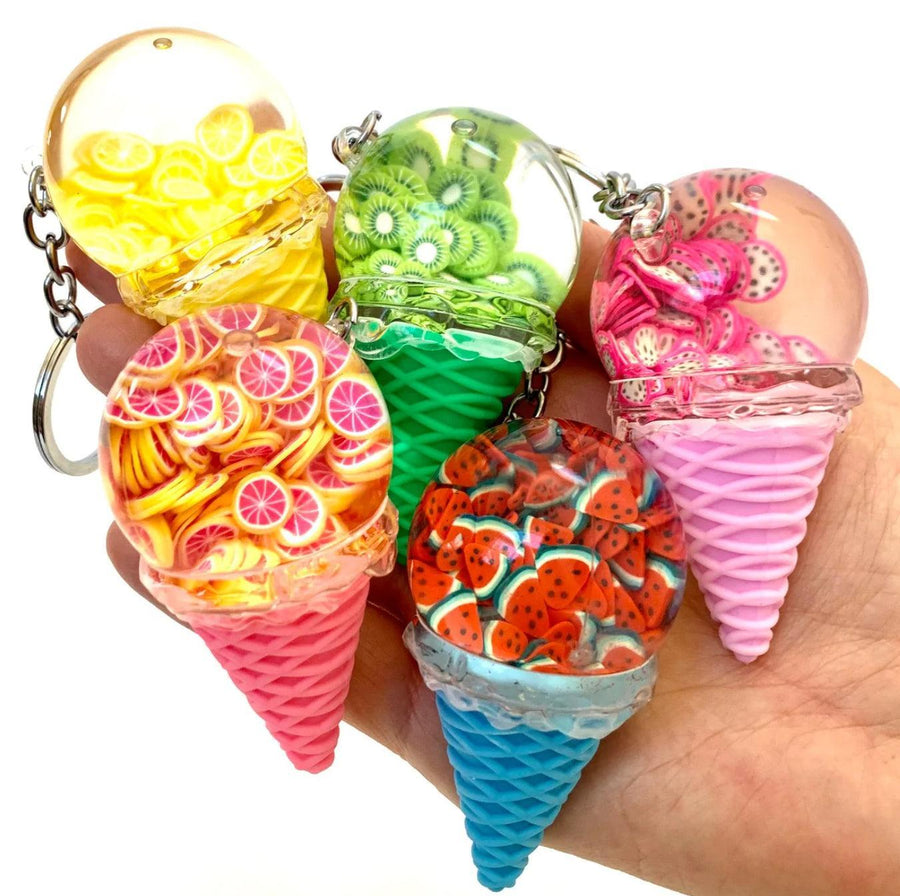 Bc Mini Key Chain Key Chain | FRUIT ICE CREAM FLOATY KEY bc mini – The Ridge Kids
