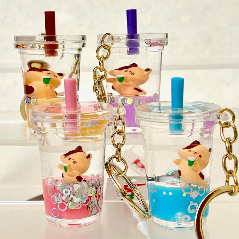 Key Chain | Kitty Floaty Boba | BC MINI USA - The Ridge Kids