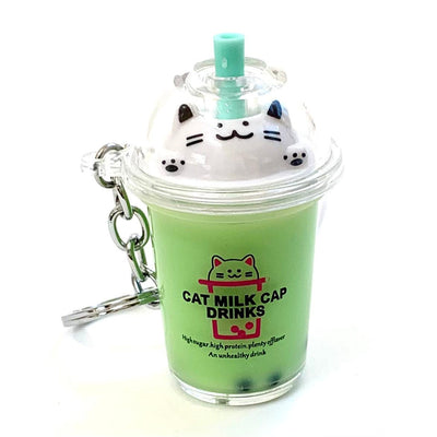 Key Chains | Boba Cat Milk Keyring | BC Mini - The Ridge Kids