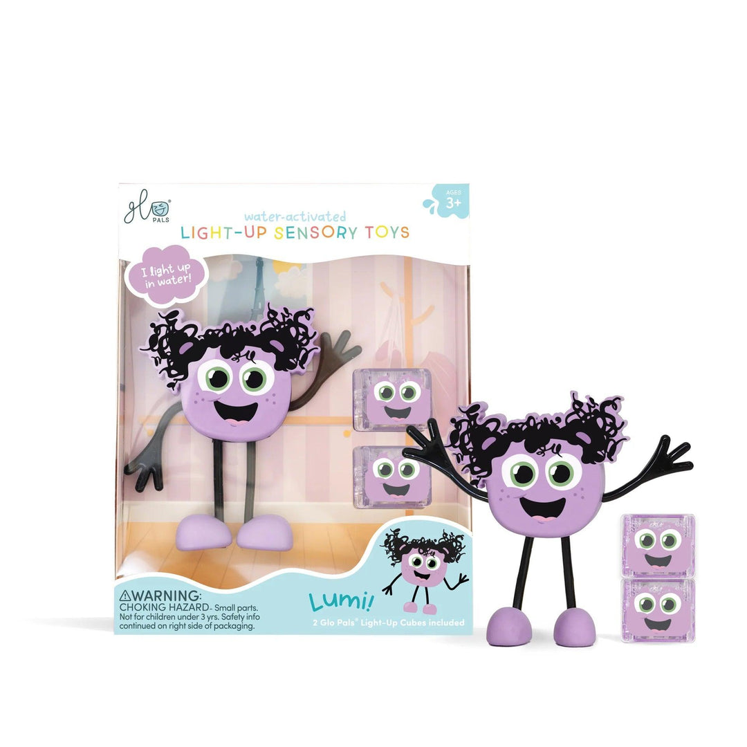 Kids Bath Toys | Light Up Bath Cubes - Lumi | Glo Pals - The Ridge Kids