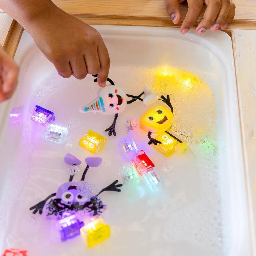 Kids Bath Toys | Light Up Bath Cubes- Party Pal | Glo Pals - The Ridge Kids