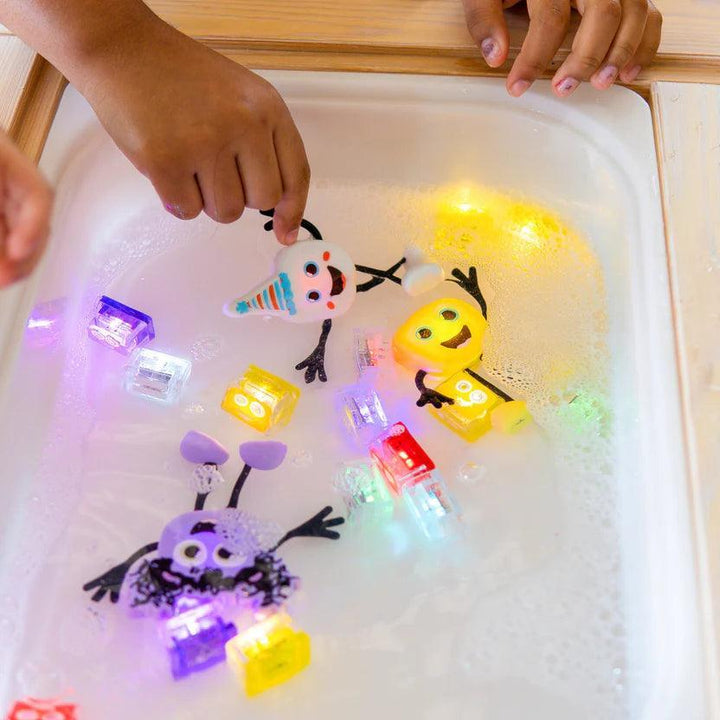 Kids Bath Toys | Light Up Bath Cubes- Party Pal | Glo Pals - The Ridge Kids