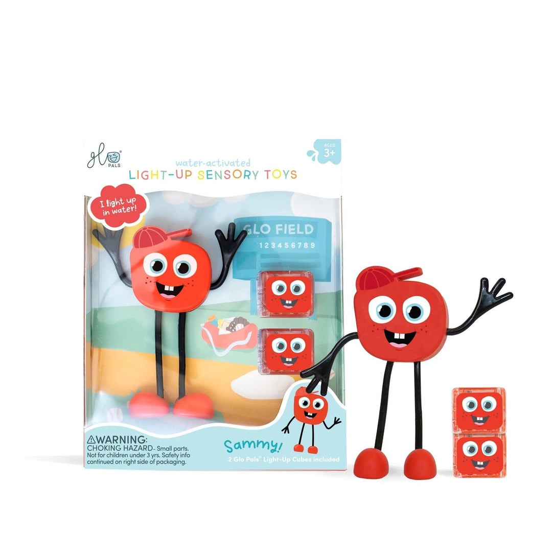 Kids Bath Toys | Light up Cubes - Sammy | Glo Pals - The Ridge Kids