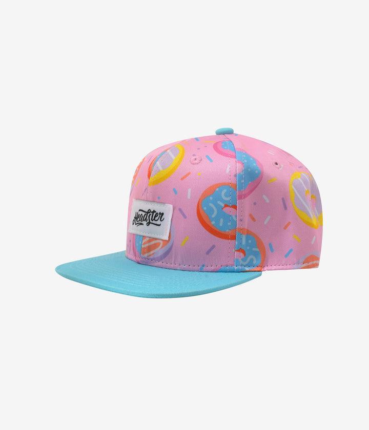Kids Hats | Brim Hats- Duh Donuts Snapback- Pink | Headster Kids - The Ridge Kids