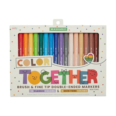 Kids Markers | Color Together Markers- Set of 18| Ooly - The Ridge Kids