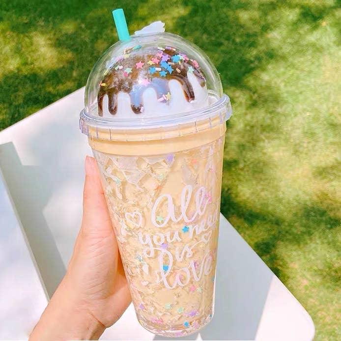 Kids Tumbler |Ice Cream Sundae Frosty - Classic Fudge | Bewaltz - The Ridge Kids