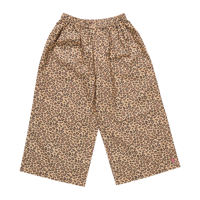 wide leg Leopard print pants. elastic waist 