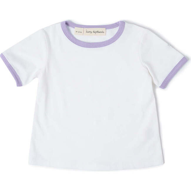 Baby Tops | Jack Tee- Lilac | Dotty Dungarees