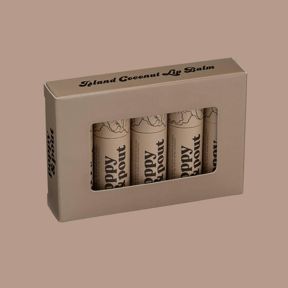 Lip Balm | Island Coconut Lip Balm | Poppy & Pout - The Ridge Kids