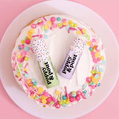 Lip Balm | Purple Birthday Confetti Lip Balm | Poppy & Pout - The Ridge Kids