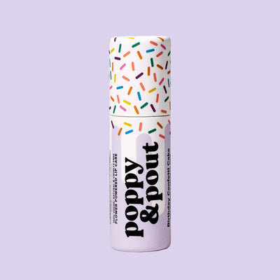 Lip Balm | Purple Birthday Confetti Lip Balm | Poppy & Pout - The Ridge Kids