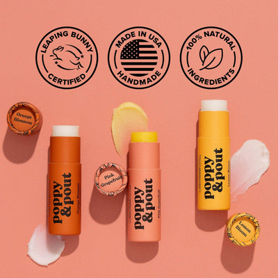 Lip Balm |Grapefruit Lip Balm | Poppy & Pout - The Ridge Kids