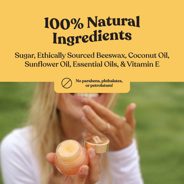 Lip Scrub | Pomegranate Peach Lip Scrub | Poppy & Pout - The Ridge Kids