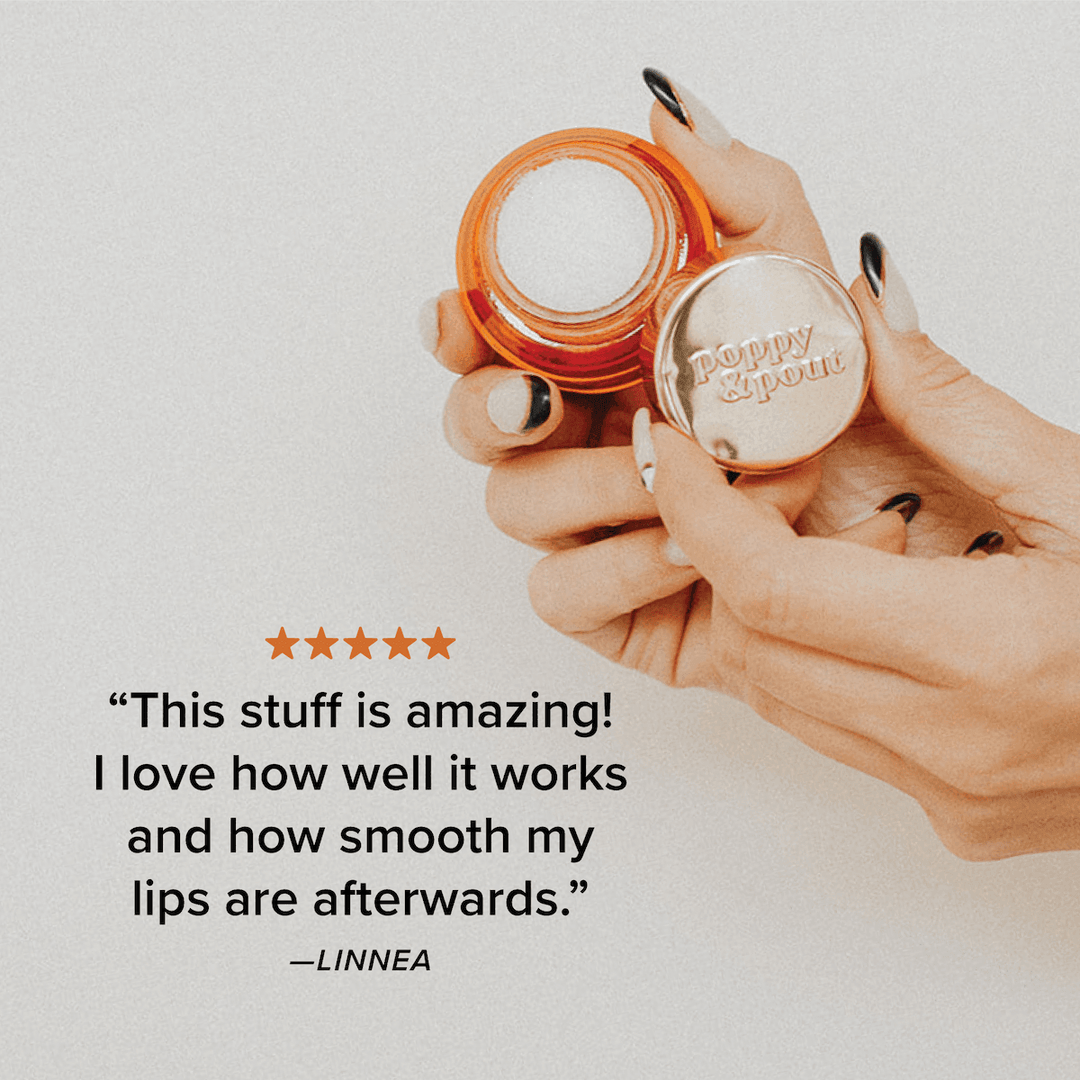 Lip Scrub | Pomegranate Peach Lip Scrub | Poppy & Pout - The Ridge Kids