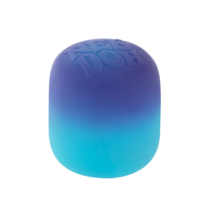 Gradient blue and purple ball with 'Needoh' branding on a white background