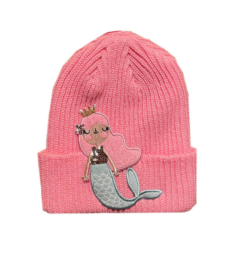 Girls Hats | Cold Weather Beanie: Mermaid- Assorted | Petite Hailey