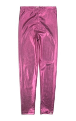 Girls Pants | Metallic Fuchsia Legging | Appaman