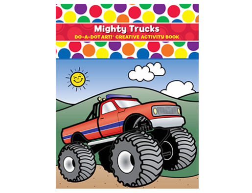 Creative Activity Books | Mighty Trucks | Do-A-Dot Art