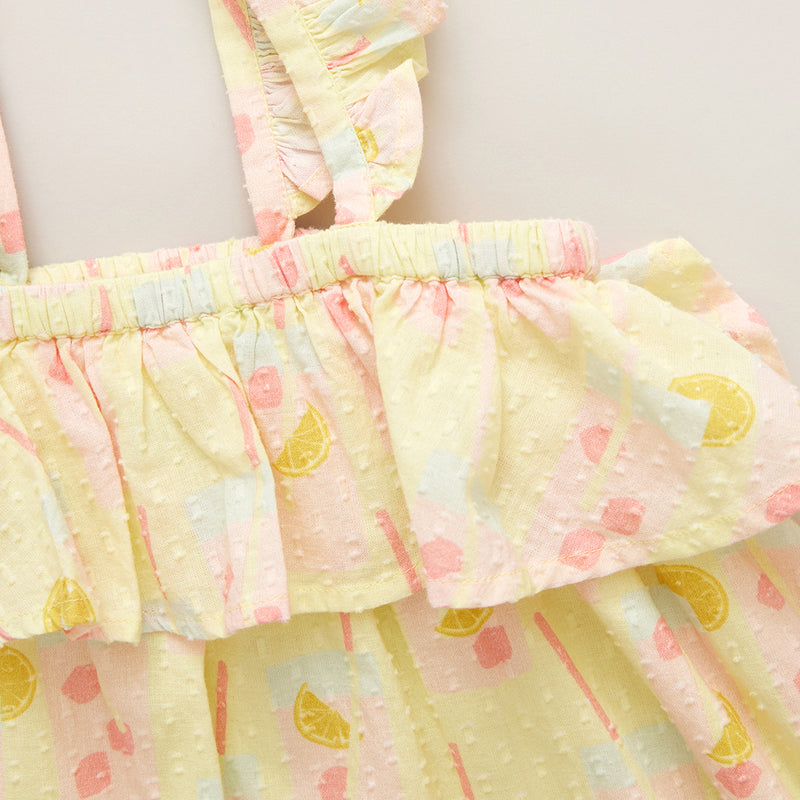 Girls Dress |Amalia - Pink Lemonade | Pink Chicken