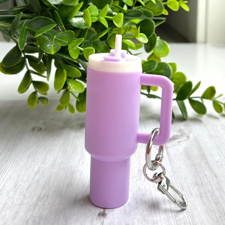 Mini Tumbler in Liliac Key Chain from Iconic Mi