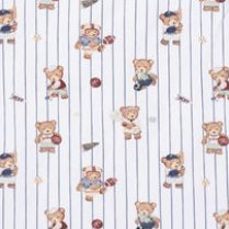 close up to the  teddy bears playing different types of sports