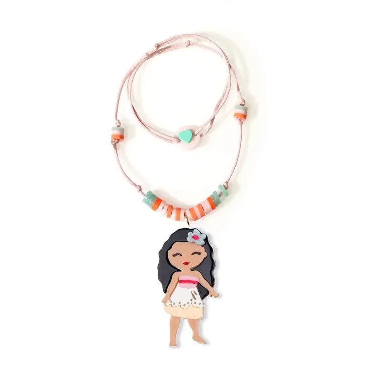 moana inspired necklace on an adjustable cord