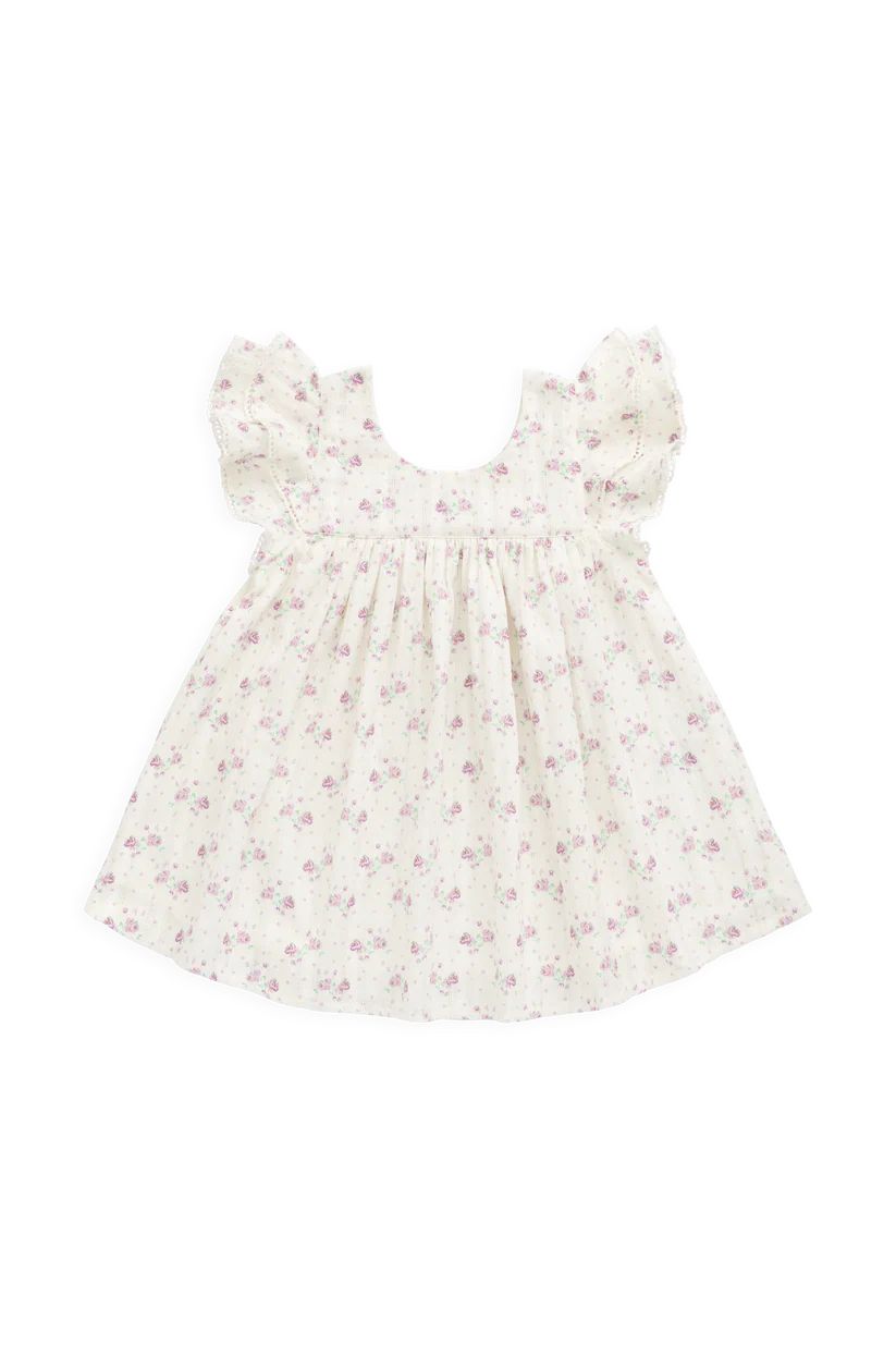 Floral dress on a white background