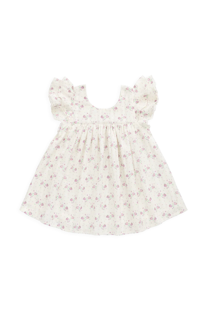 Floral dress on a white background
