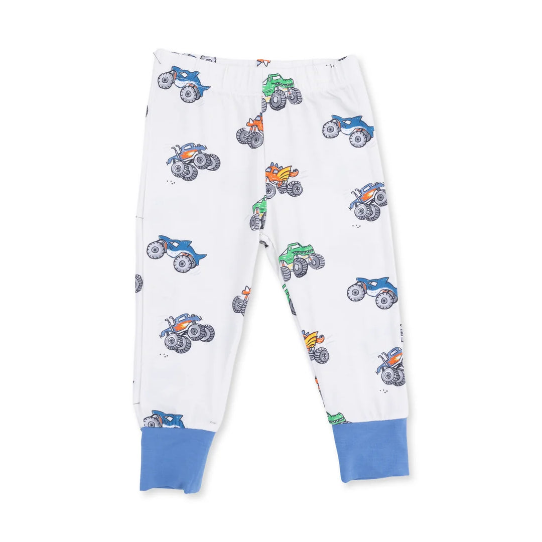 Baby Boy Sets | Long Sleeve Loungewear Sets- Monster Trucks | Angel Dear