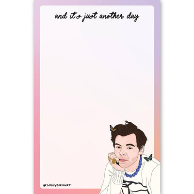 Notepad | It'S Just Another Day, Harry Styles, Notepad | Sammy Gorin - The Ridge Kids