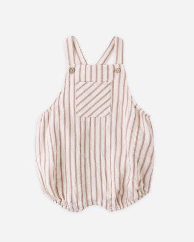 baby Striped overalls on a white background