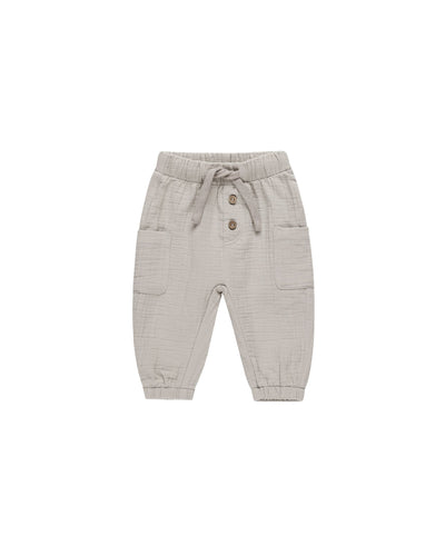 baby jogger cargo pants in gray fog color