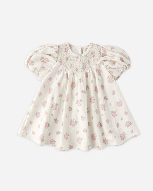 Floral dress on a white background